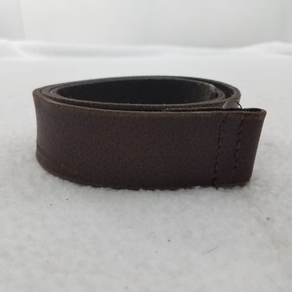 ~ Fossil 34 35 Genuine‎ Leather Brown Mens Waist Ca